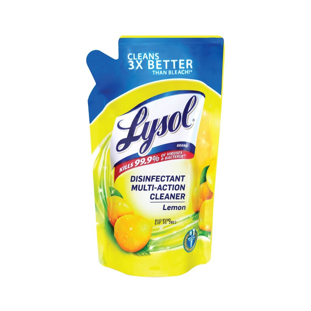Lysol MultiAction Cleaner Lemon 400mL Shopee Philippines