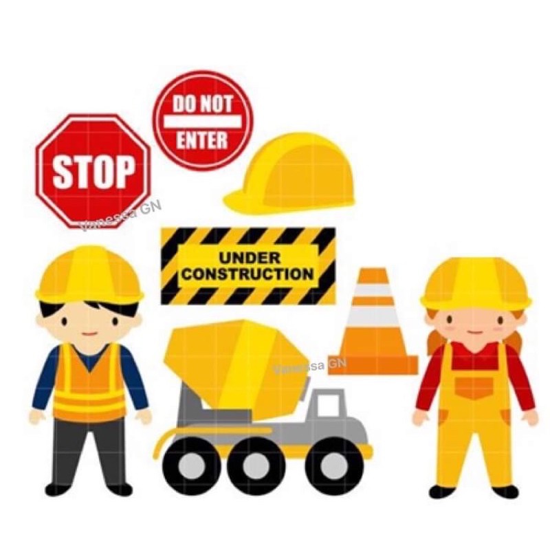 24pieces Construction Theme Cupcake Topper Shopee Philippines