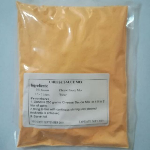 Cheese Sauce Mix Powder 250 Grams Shopee Philippines