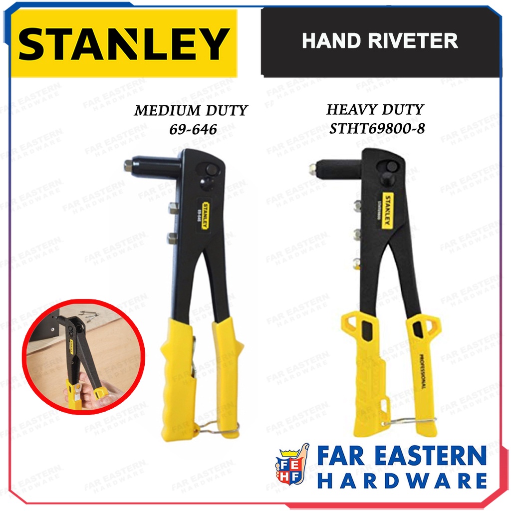 STANLEY Hand Riveter for Blind Rivets STHT Shopee Philippines