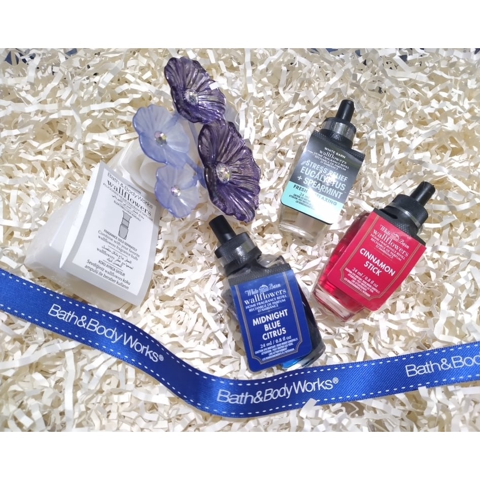 BATH & BODY WORKS BBW WALLFLOWERS PLUGS (220V240V) + 2 WALLFLOWER