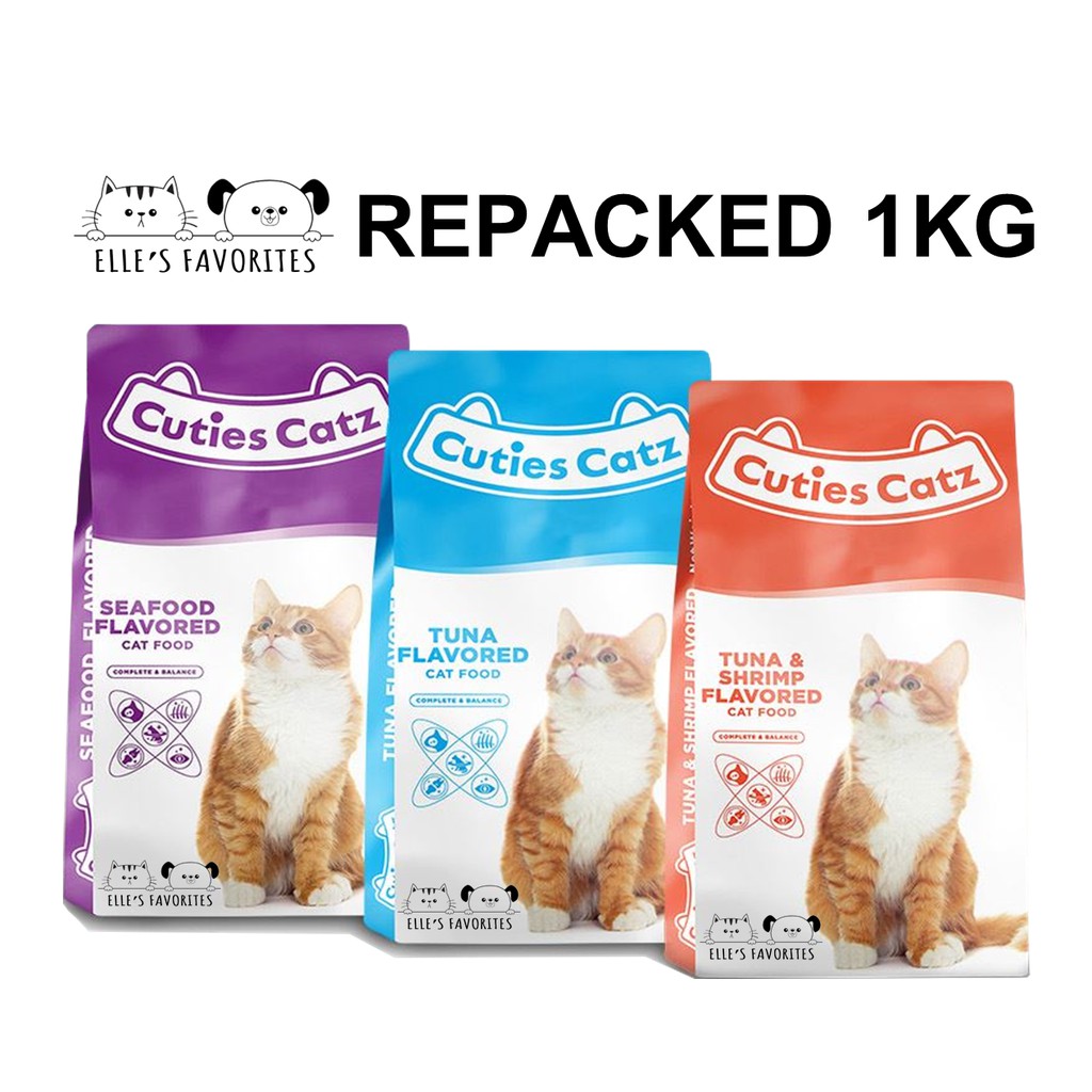 Cuties Catz Cat food 1KG (REPACKED) Shopee Philippines