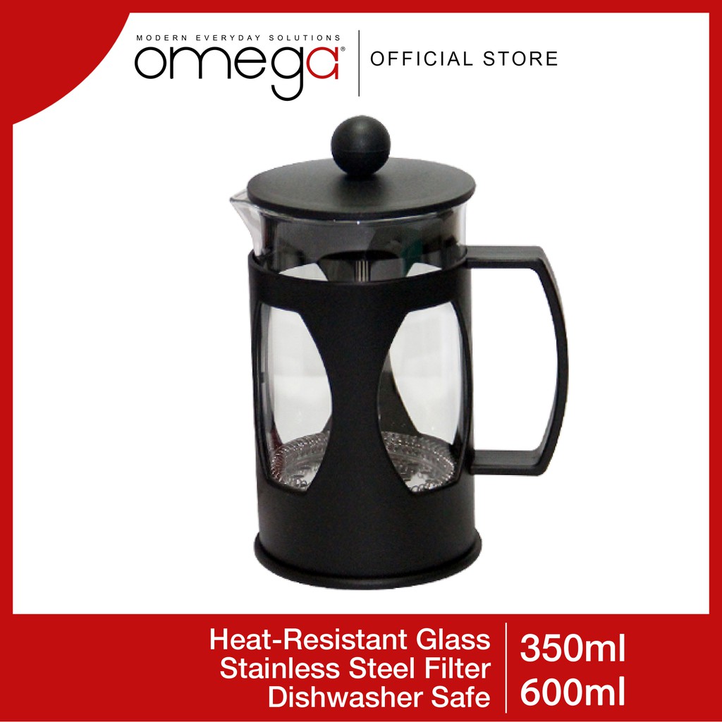 Omega Houseware Rotter Coffee & Tea Maker French Press With Stainless