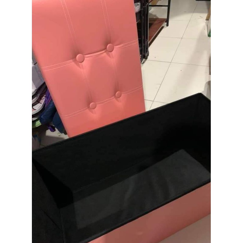 FOLDABLE STORAGE BOX CHAIR SIZE 76X38X38CM Shopee Philippines
