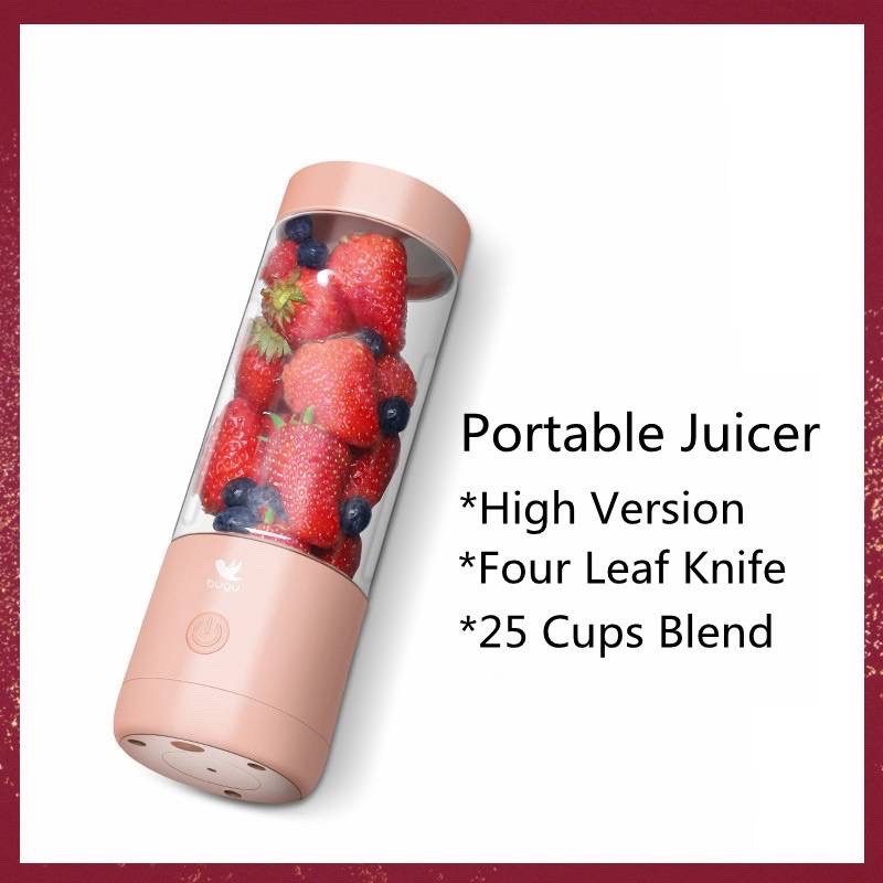 blender tumbler Midea Bugu 400ML Fruit Blender Portable Mixer 4 blades