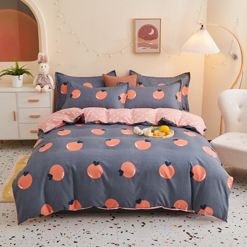 4in1 Bed Sheet Double Size Bedding Set Large Duvet Cover with Zipper