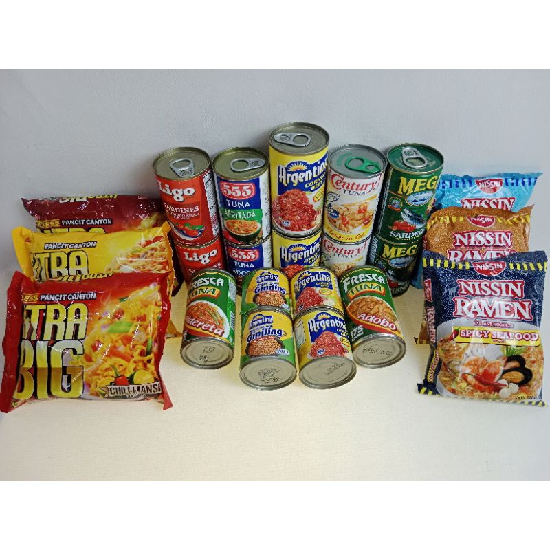 Grocery Package ( Canton/Noodles & Canned Goods ) Shopee Philippines