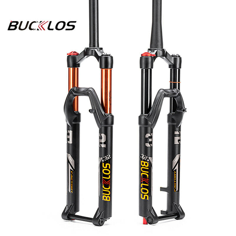 BUCKLOS Suspension Fork Mtb 26 27.5 29 Air Forks 15mm 140mm Travel
