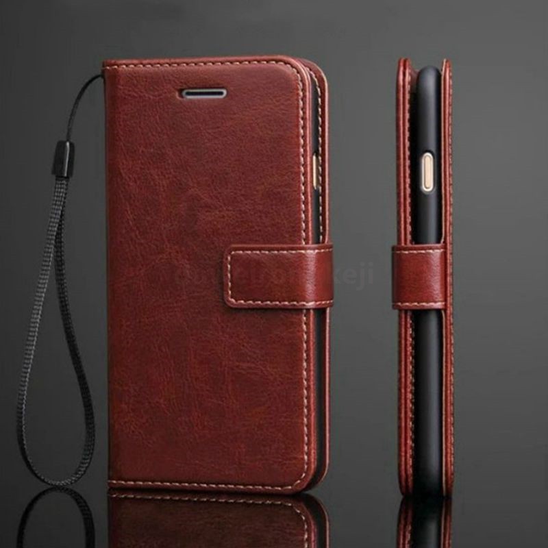 Flip Leather Case VIVO Y51 2020 Y31 2021 V21 Y12S Y20 Y17 Y15 Y12 Y19 Y53 Y55 Y55S Y55L Y66 Y65