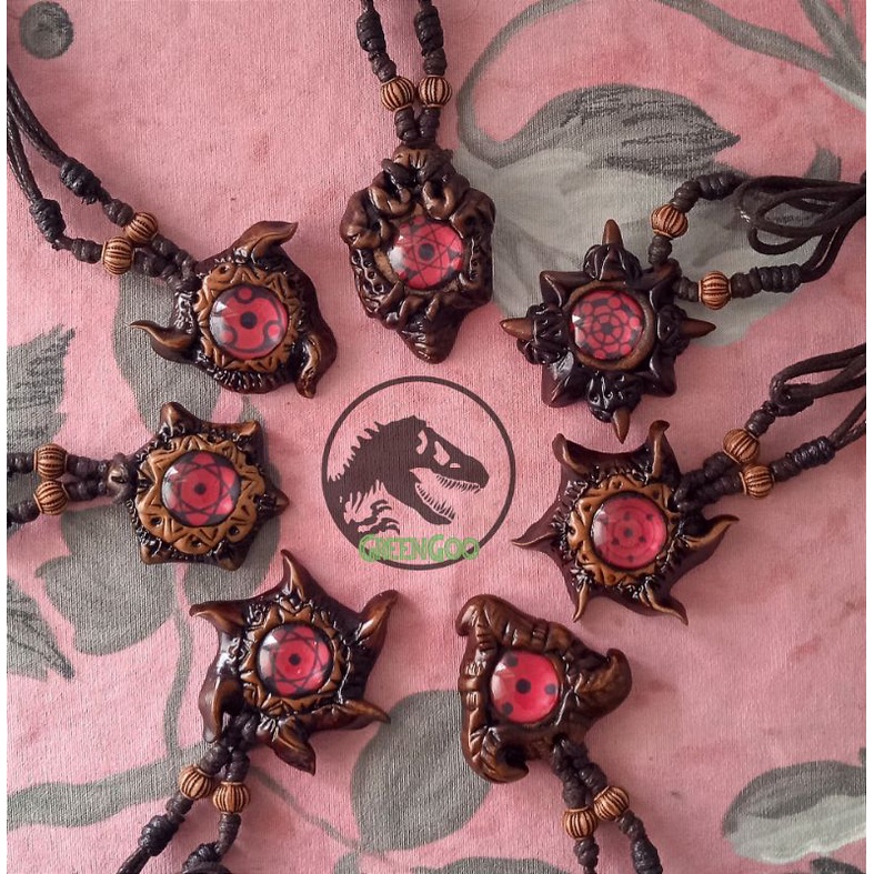 Glass Eye Naruto Mangekyou Sharingan Necklace Shopee Philippines