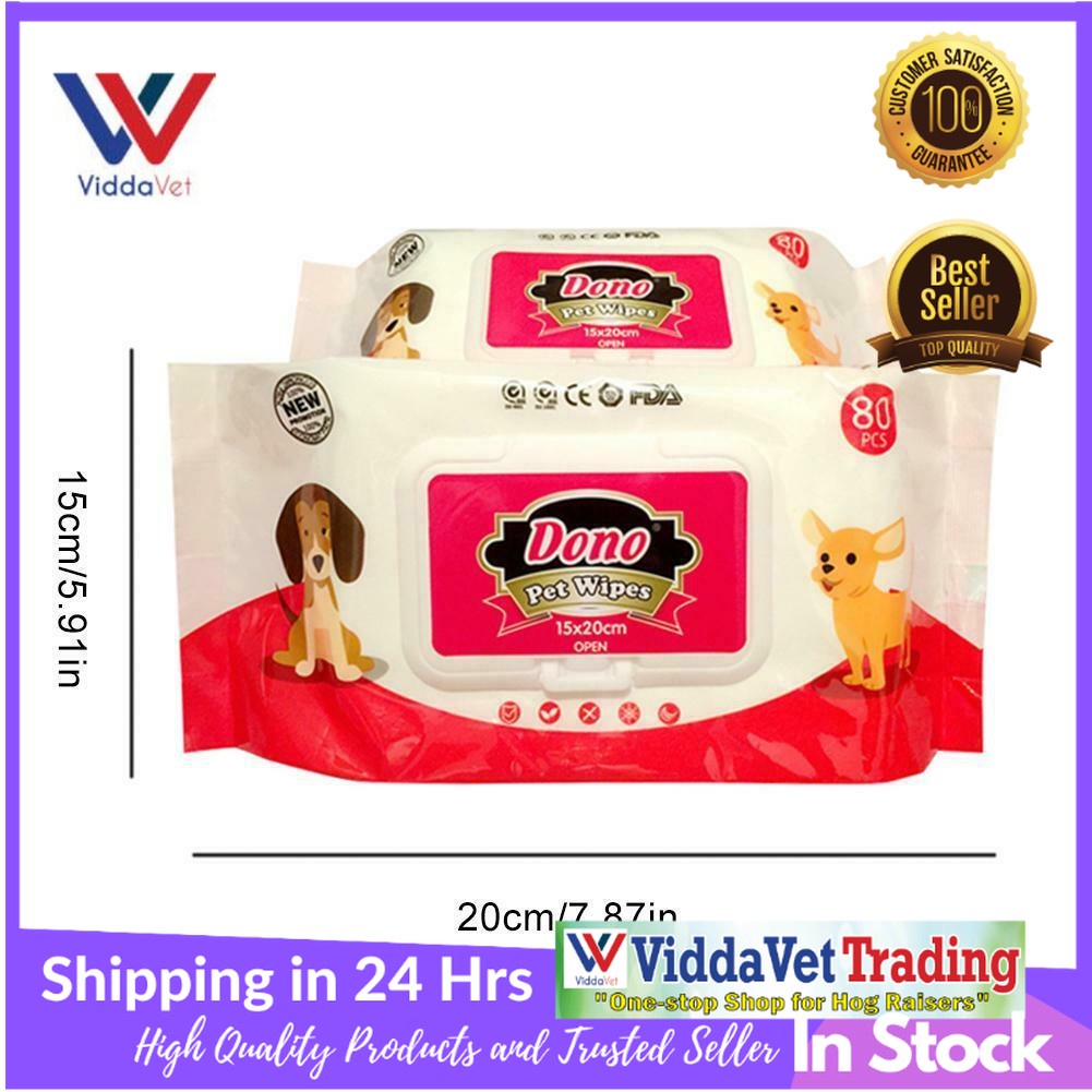 DONO Pet Wipes Dono Pet Wipes Multi Purpose Grooming Wipes for Dogs