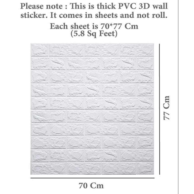 Kings Wallpaper Big Size DIY 70cm*77cm Self Adhesive Waterproof 3D