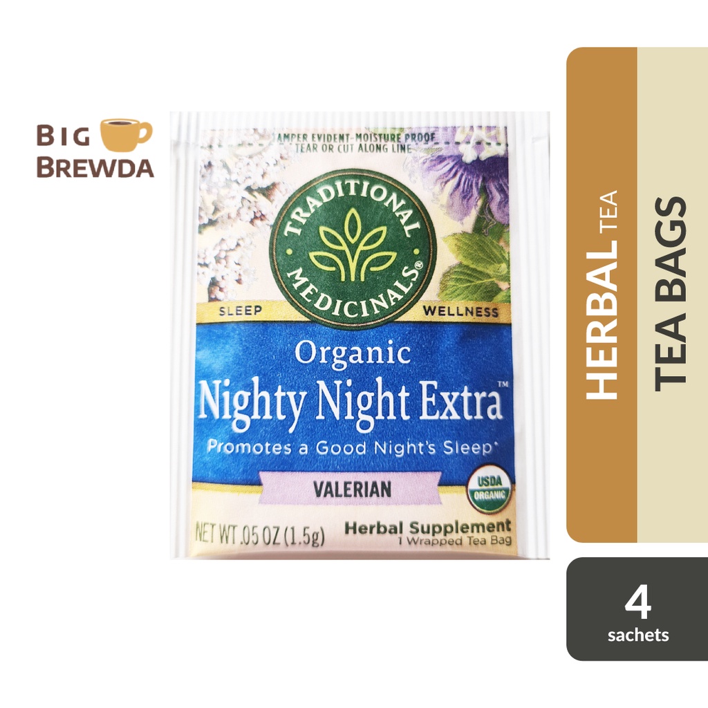 Traditional Medicinals Organic Nighty Night Extra Tea Herbal Tea Bags