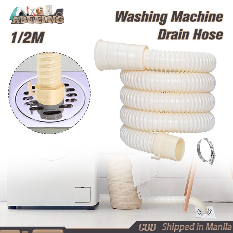 1/2M Washing Machine Hose Extension Universal Washing Machine Drain Hose Shopee Philippines