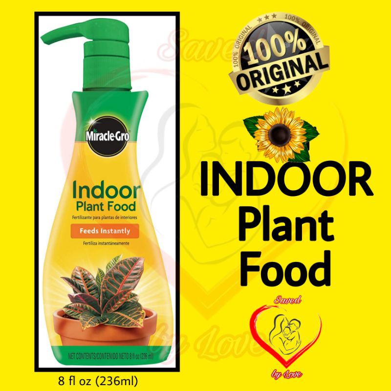 Miracle Gro Indoor Plant Food 8oz (236ml) Shopee Philippines