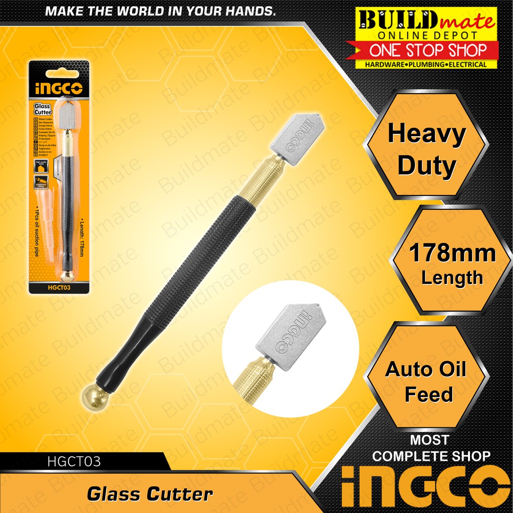 INGCO Diamond Blade Glass Cutter HGCT03 •BUILDMATE• IHT Shopee