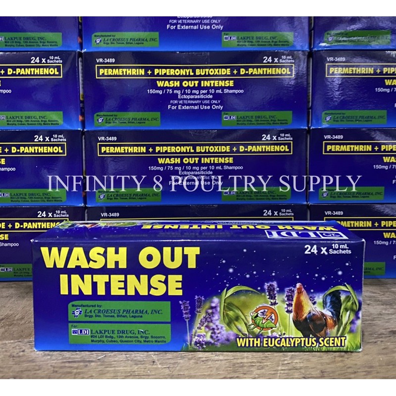 Wash Out Intense Shampoo 10ml (24 sachets/1box) Shopee Philippines