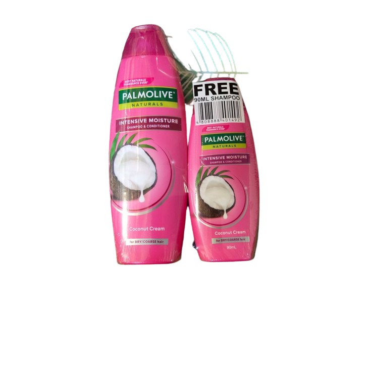 PALMOLIVE SHAMPOO INTENSIVE MOISTURE PINK 180ML WITH FREE SHAMPOO 90ML