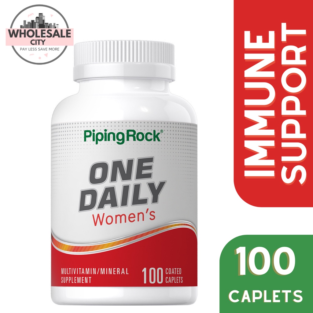 Piping Rock One Daily Women's Multivitamin & Mineral 100 Coated Caplets