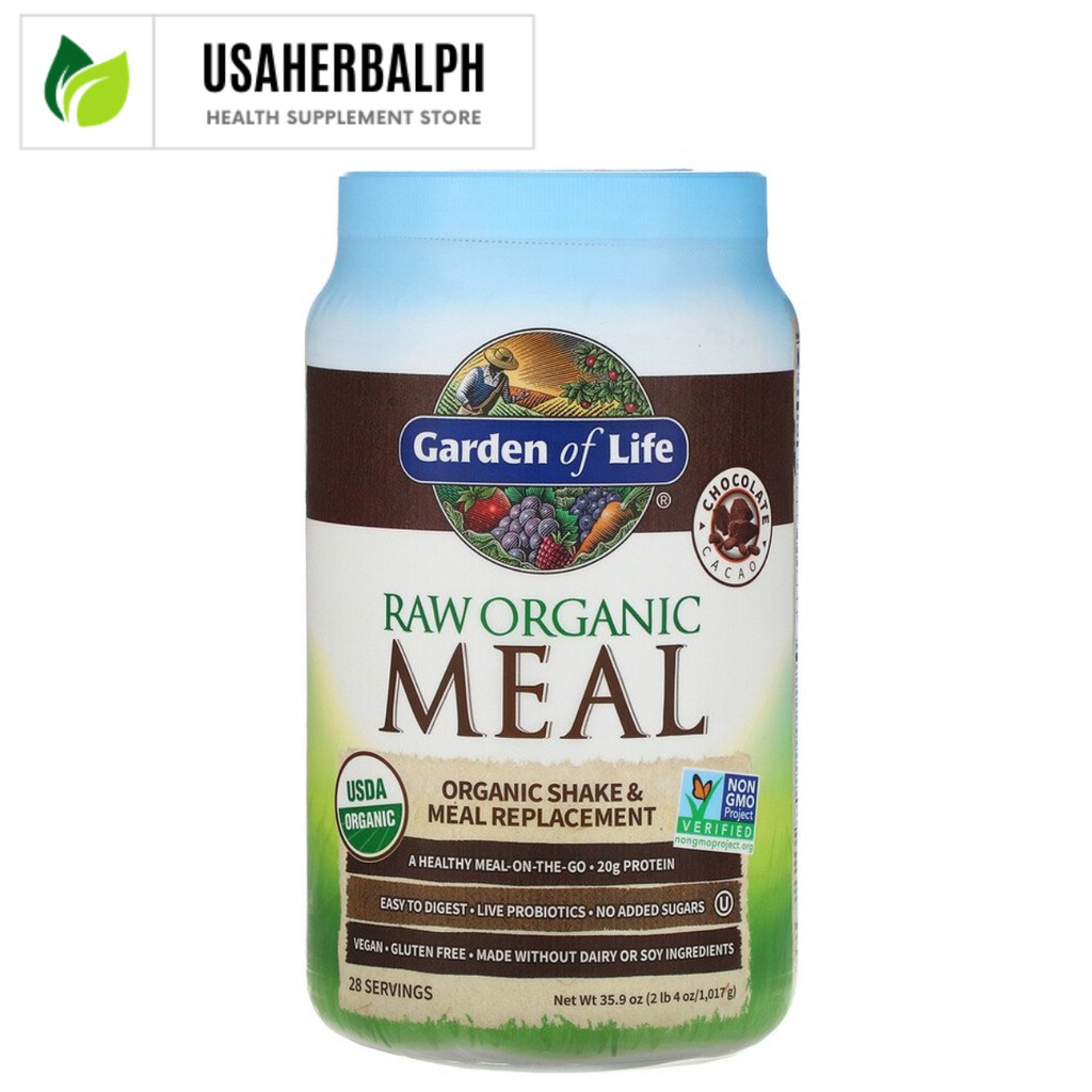 Garden of Life, RAW Organic Meal, Shake & Meal Replacement, 2 lb