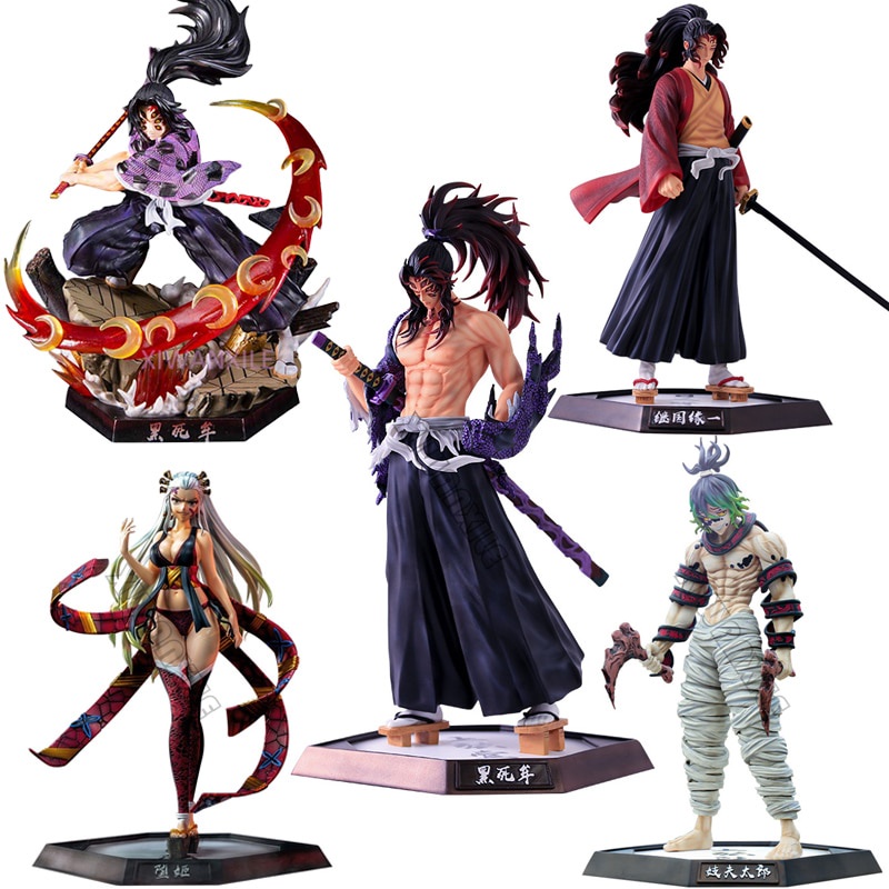2830cm Demon Slayer Kokushibou Anime Figure Tsugikuni Yoriichi Action