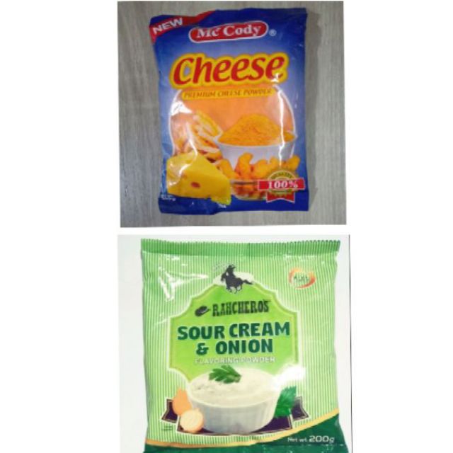 Cheese Sour Cream and Onion and Bbq Flavoring Powder 200grams Shopee