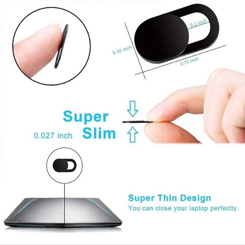 Laptop cam Cover / Cellphone / Gadget Camera Blocker Sliding Switch