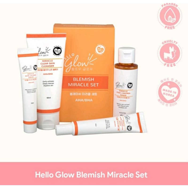 HELLO GLOW BLEMISH MIRACLE SET Shopee Philippines