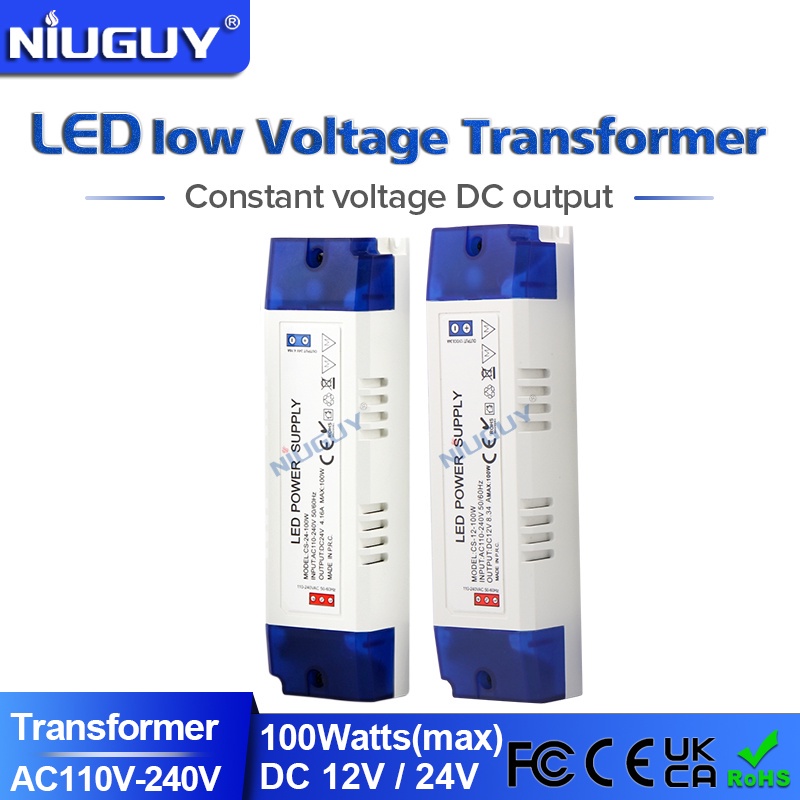 100Watts LED Power Supply Driver,110V240VAC to DC12V3A/24V1.5A Led