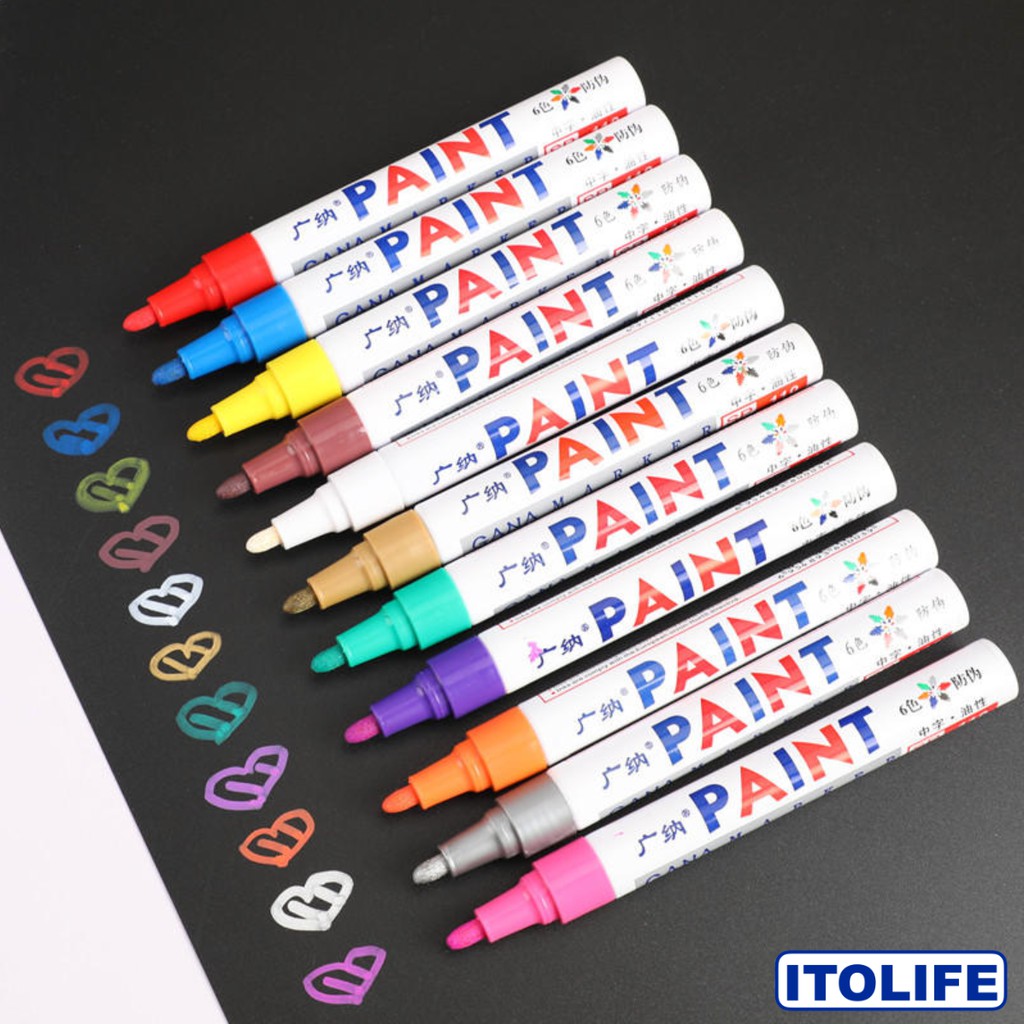 Universal Waterproof Permanent Paint Marker Car Tire Gana Shopee Philippines
