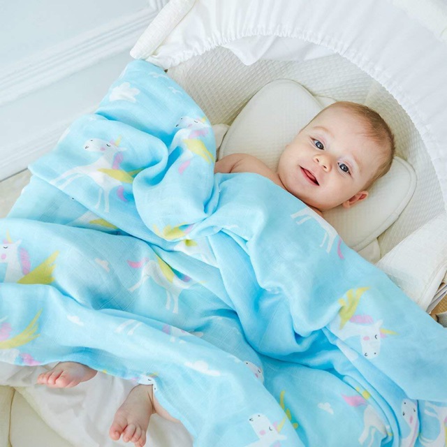 Swaddle Blanket Baby Receiving Blanket Muslin Cotton Bamboo Swaddle