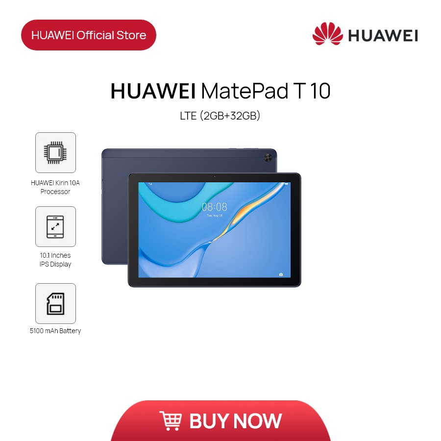 HUAWEI MatePad T 10 Tablet 2GB+32GB LTE / WiFi 9.7 inches Screen