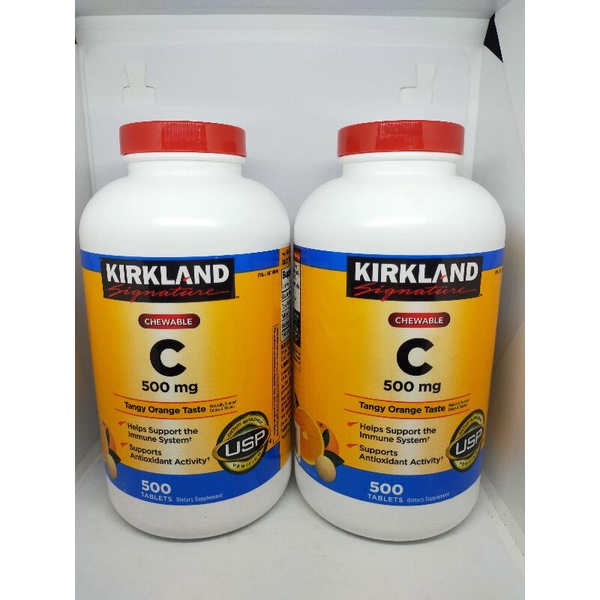 kirkland vitamin C Chewable 500mg /1000mg Shopee Philippines