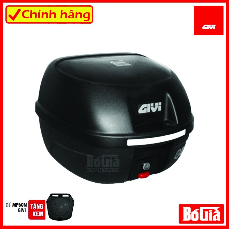 Givi E26N motorcycle trunk with a capacity of 26 liters Free to MP60N