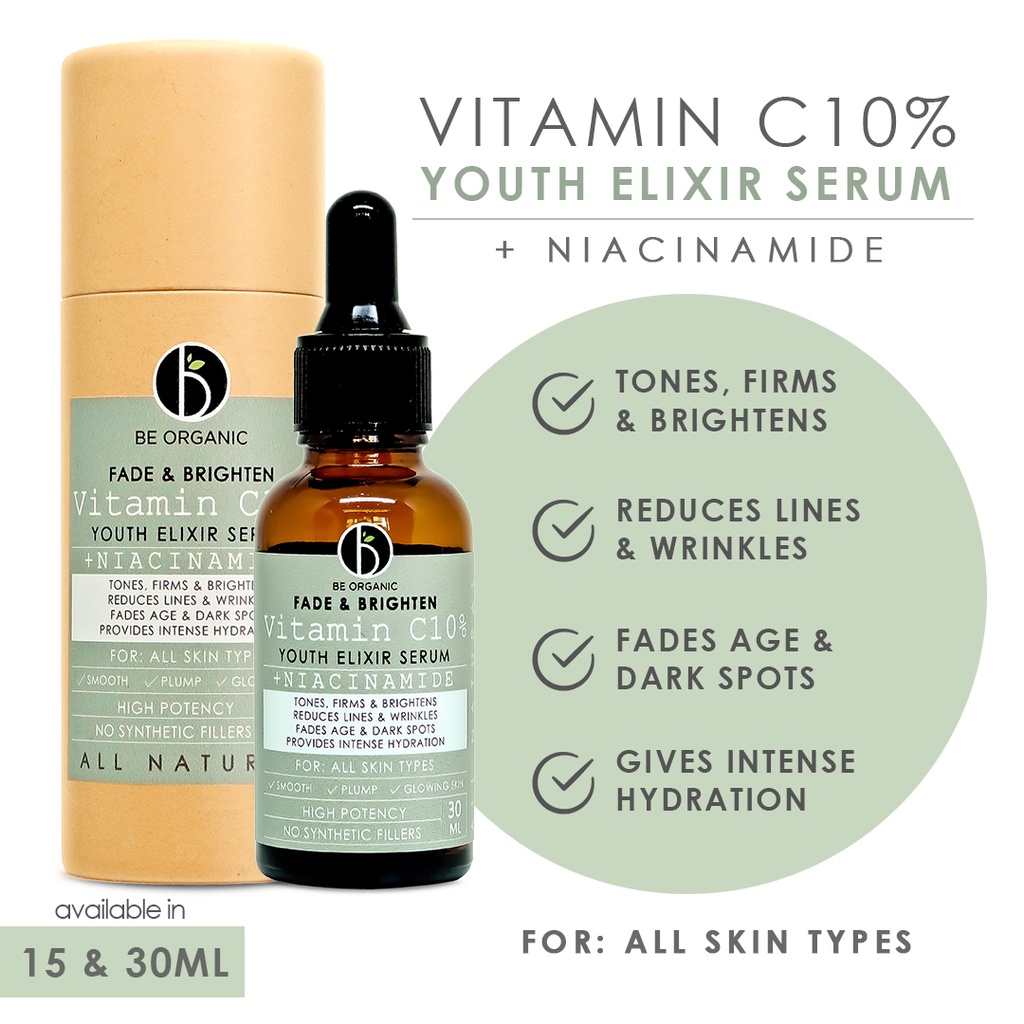 Be Organic Fade & Brighten Vitamin C 10 + Niacinamide