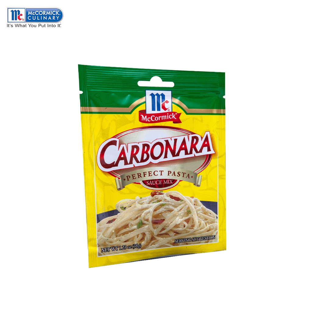 McCormick Perfect Pasta Carbonara Sauce Mix (35g) Food Recipe MIx