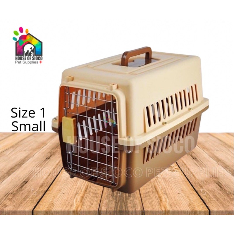 Pet Travel Crate Size 1 & 2 (Small Medium) Shopee
