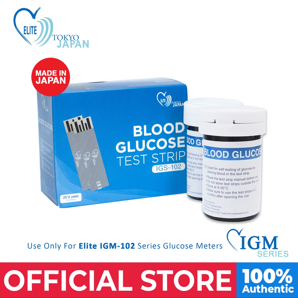 Indoplas Elite Tokyo Japan IGS102 Blood Glucose Meter Test