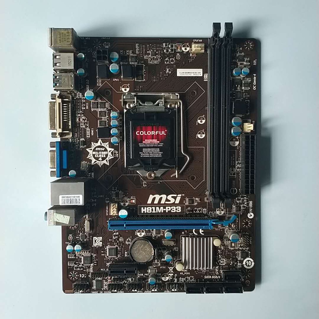 MSI H81MP33 Desktop Motherboard H81 h81m b85 Socket LGA 1150 UEFI BIOS