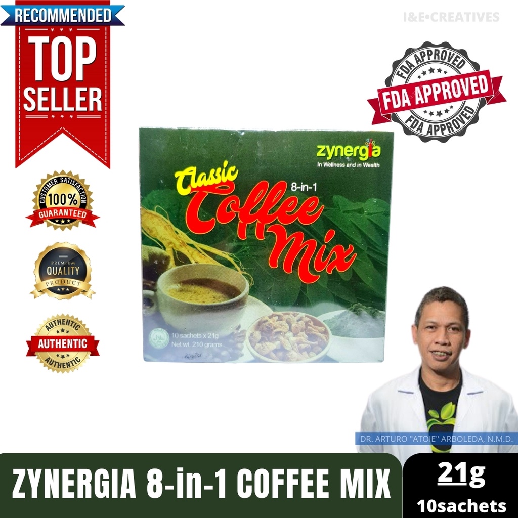 ZYNERGIA CLASSIC coffee mix 8in1 Shopee Philippines