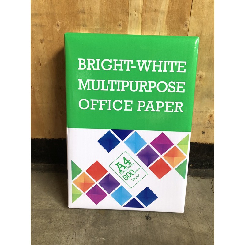 Bright White Bondpaper A4 70gsm 500 sheets Shopee Philippines