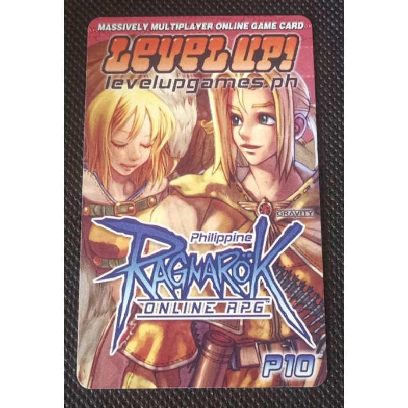 Vintage Ragnarok LevelUp Prepaid Card Over 17 Years Old Shopee