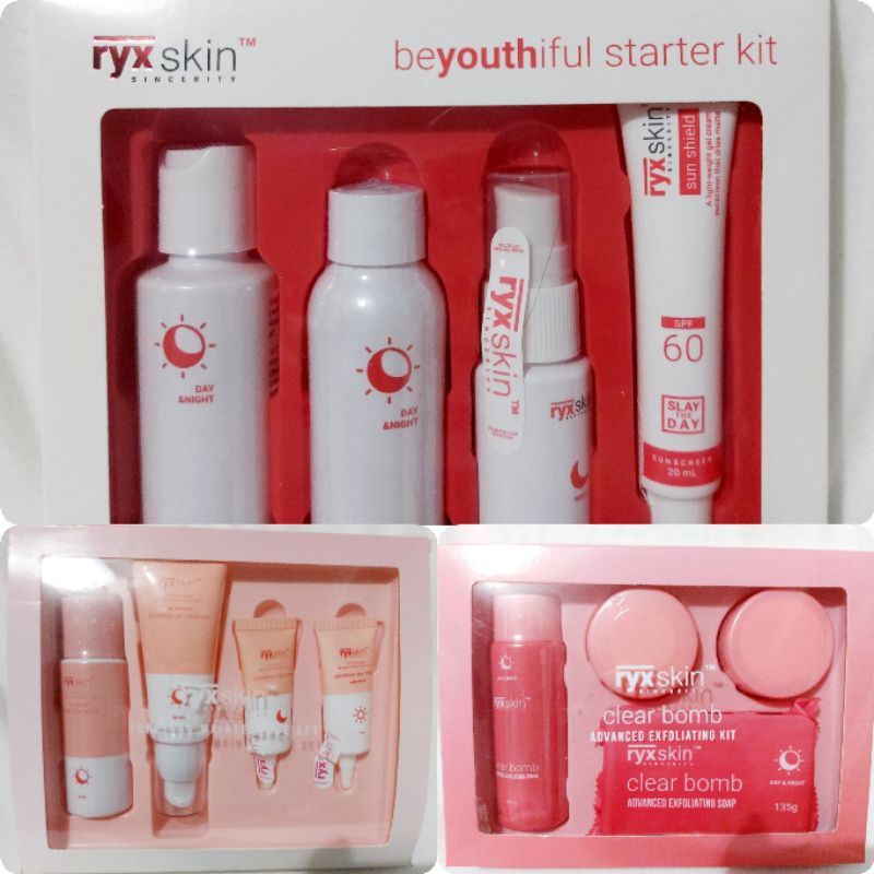 RYX FACIAL SETS (clearbomb•maintenance•starter kit) Shopee Philippines
