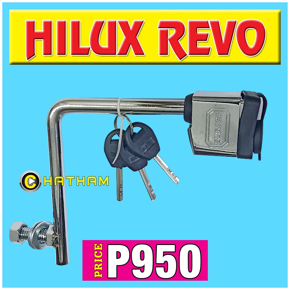 Spare Tire Lock with Key for Toyota Hilux Revo ( Sustec ) Shopee Philippines