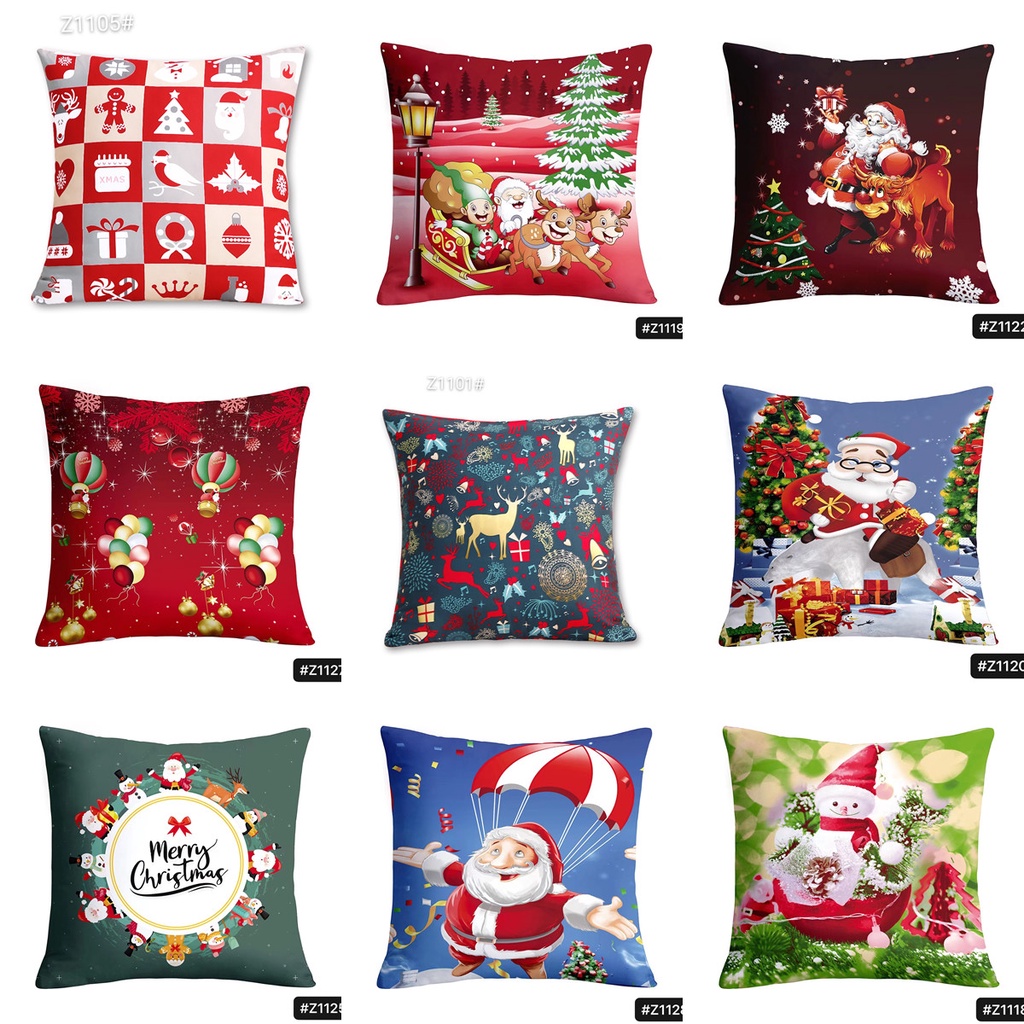Merry Christmas Wreath Throw Pillow Case 45.72 X Cm Home Decoration