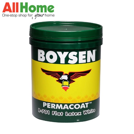 Boysen BS 701 Permacoat Flat Latex White 4L Shopee Philippines