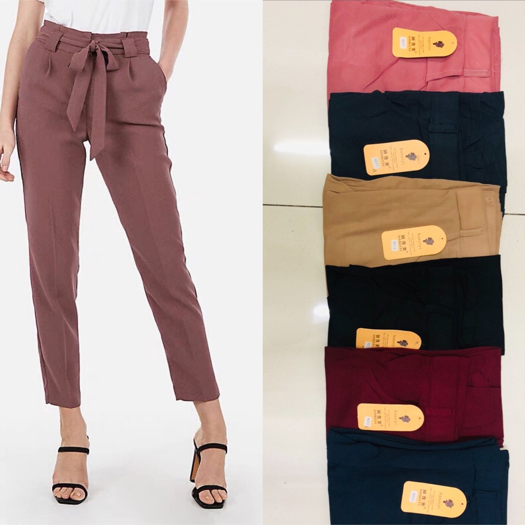 Candy Pants women's new thick fabric high waist leggings （2532