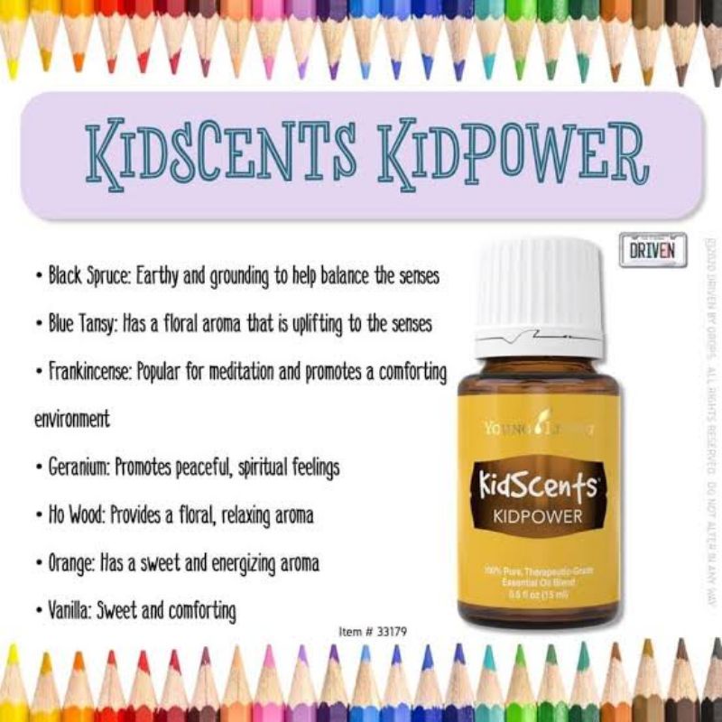 Young Living Kidscents Kidpower Essential Oil (5ml Refill) Shopee