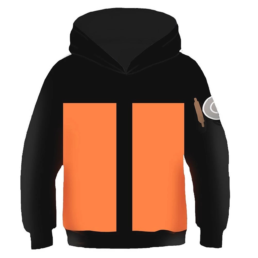 4 Colors Kids Jacket Anime Naruto Cosplay Costume Kids Hoodie Shopee