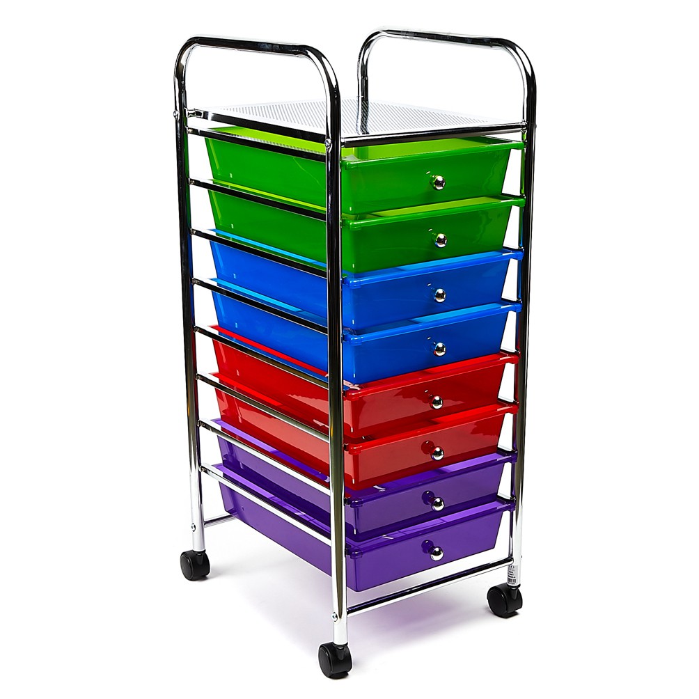 Simple Home 8 Drawer Versatile Rolling Storage Cart Condo Use Shopee Philippines
